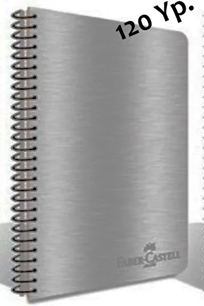 Faber Castell Spiral Line Notebook Metallic Colors 1 Pcs