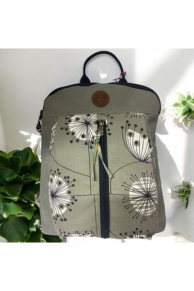 Old Cotton Vintage Canvas Colorful Authentic Daily Outing Travel Backpack Lucas Bag 30cm X 37cm