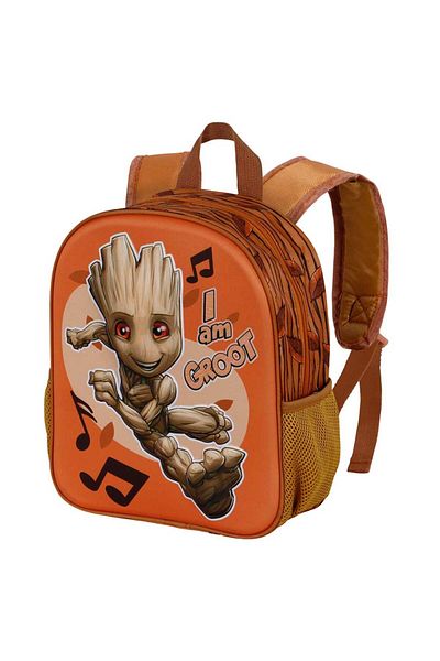 Marvel Avengers preschool backpack - Groot, 3D multicolor design, 31 x 26 x 11 cm