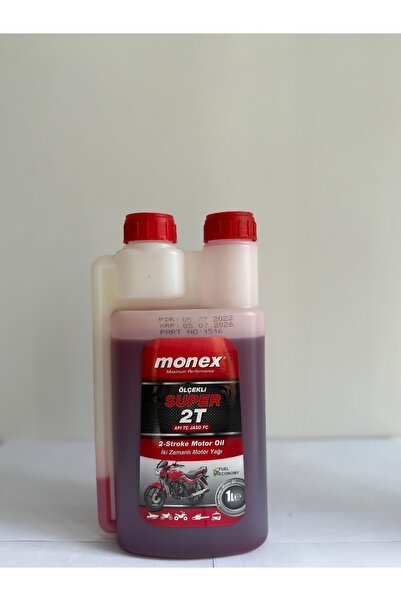 Monex super 2T ölçekli motor yağı