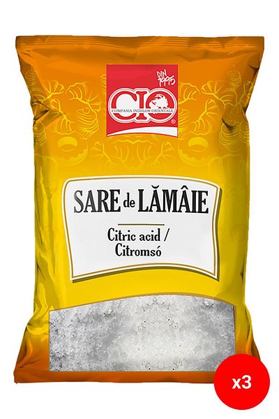 CİO Lemon Salt Citric Acid (50G X5 PCS) (BUNDLE OF 3)x3set