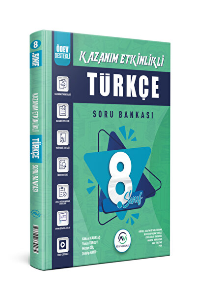 Av Akıllı Versiyon Yayınları Av Yayınları 8. Sınıf LGS Türkçe Kazanım Etkinli...