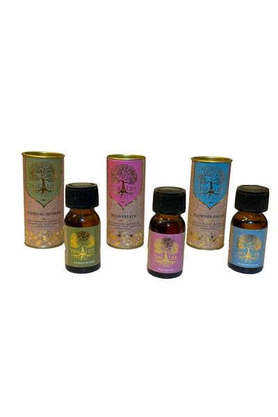 OEM Set 3 uleiuri esentiale Tree of Life: Eternal Sunrise, Wild Fruits, Flowers Fields, 15ml