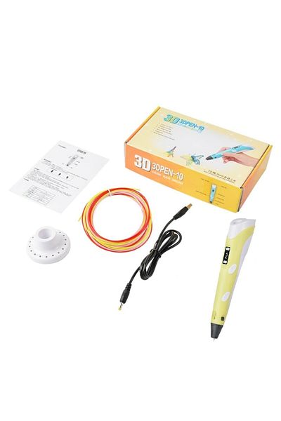 OEM 3D Pen with 50m filament included, Yellow