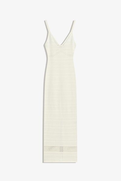 Bershka Openwork midi dress