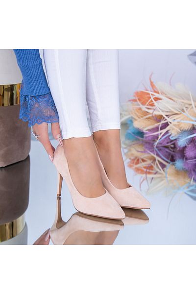 mei Thin Heel Shoes XKK250 Nude |