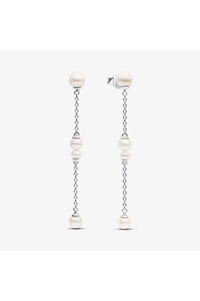 Pandora Cercei eleganti cu perle de apa dulce - Argint 925