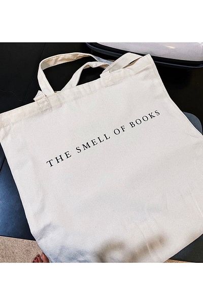 GİFTORA The Smell Of Books Printed Cloth Bag 38x42 cm