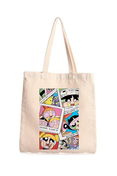GİFTORA Pp Girls Printed Canvas Bag