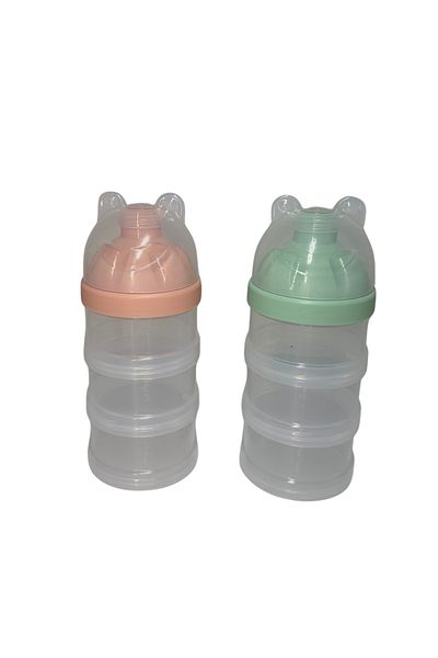 STEM Milk Powder Container with 3 Compartments – BPA-Free, Portable & Easy Dispensing