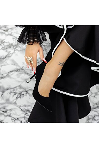 mei Pantofi Stiletto 2DC8 Negru