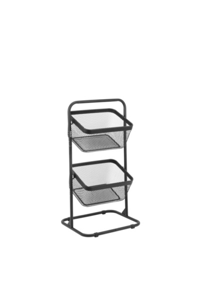 Culinaro Raft cu 2 cosuri bufet pentru legume si fructe 37,5x32xh69cm