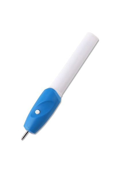 OEM Set 2 stilouri de gravat, 17.5x2.9 cm, Plastic, Albastru/Alb