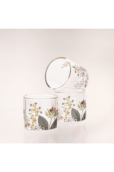 Dallaty Rio 6pcs nature porcelain coffee set