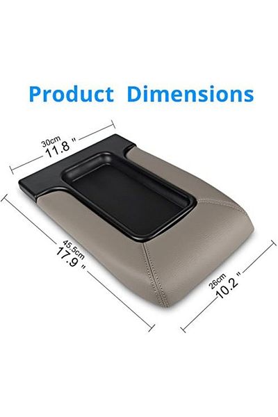Generic VANJING Compatible with Center Console Lid Replacement Cover Armrest Kit Cadillac Chevrolet GMC Pick