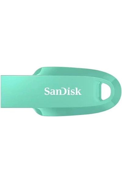 SanDisk Ultra Curve 256Gb USB 3.2 Gen 1 Flash Memory Mint Green Sdcz550-256G-G46G