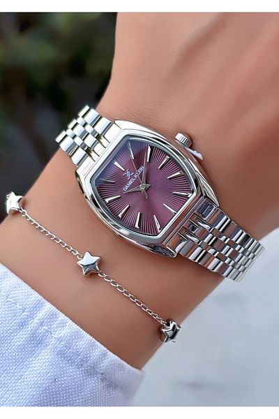 Daniel Klein Original Invoiced 2 Years Warranty 3Atm Waterproof Silver Color Women's Wristwatch with Bracelet Gift