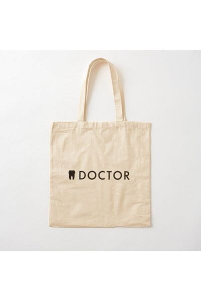 GİFTORA Doctor - Dentist Designed Raw Cloth Shoulder Bag