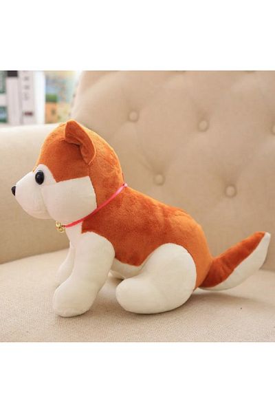 rexa Soft Husky Stuffed Puppy – 22 x 18 x 34 cm, Cuddly Dog Plush Toy for Kids & Animal Lovers