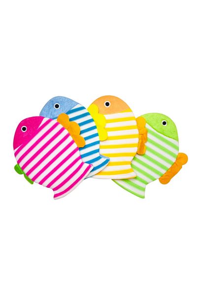 STEM Fish Baby Bath Gloves with Net