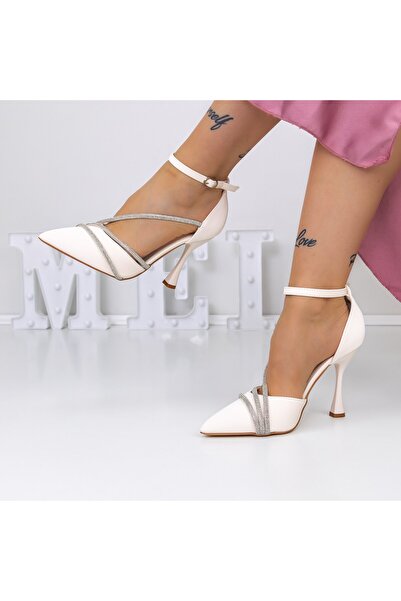 mei Обувки на висок ток 3XKK22 Бежови