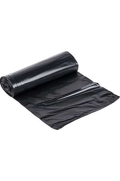 Ledarmy Professional Industrial Battal Size Garbage Bag 1 Roll 800g 100X150Cm Black Durable 200 Liters