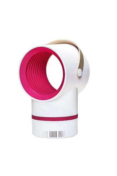 divendi-ro Anti mosquito UV lamp 5W, for indoors or outdoors, powered with USB cable, white with pink