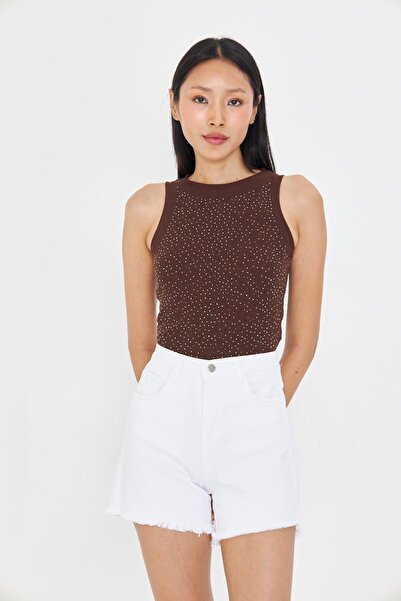 TIFFANY&TOMATO Taşlı Basic Atlet