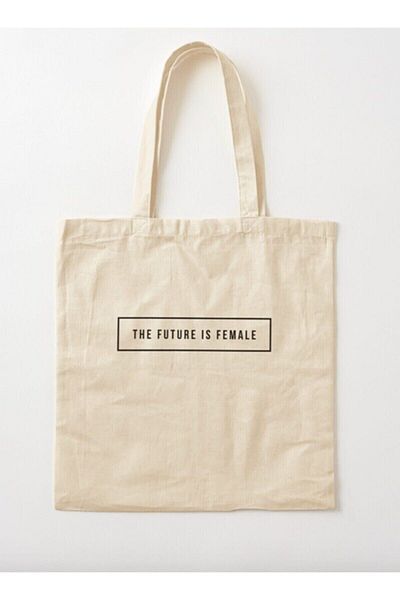 GİFTORA The Future Is Female Raw Cloth Bag