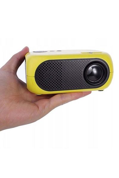 divendi-ro Mini LED projector, portable, 1080P, 1200LM, HDMI, Micro SD and USB, remote control, home cinema
