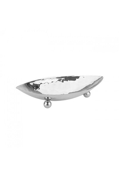 Culinaro Oval serving platter North 38x19xh8cm, stainless steel, silver