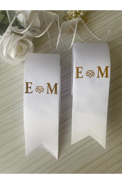 nuksoc Söz Nişan Düğün Nikah Gelin Damat Harfli Kalp ve sonsuzluk detaylı Tak...