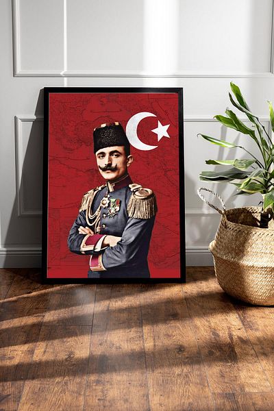 Saturn Enver Pasha Framed Painting