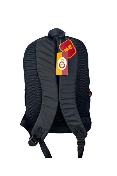 Galatasaray Baskılı GS Logolu Lisanslı Çok Bölmeli Fermuarlı Okul Sırt Çantası