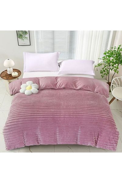Pucioasa Cocolino Line duvet cover 200x230cm, Lilac