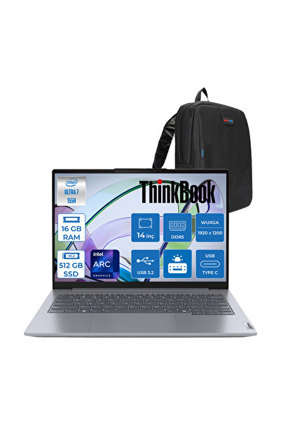 LENOVO Thinkbook 14 G7 Iml Ultra 7 155H 16GB 512GB SSD 14" Wuxga 300NITS IPS ...