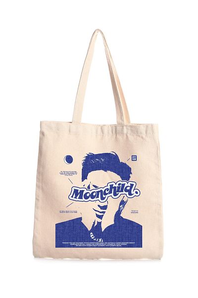 GİFTORA Moonchild Printed Canvas Bag