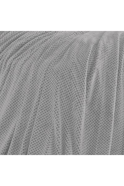 Pucioasa Cocolino Dot Blanket 200x230cm, Light Grey