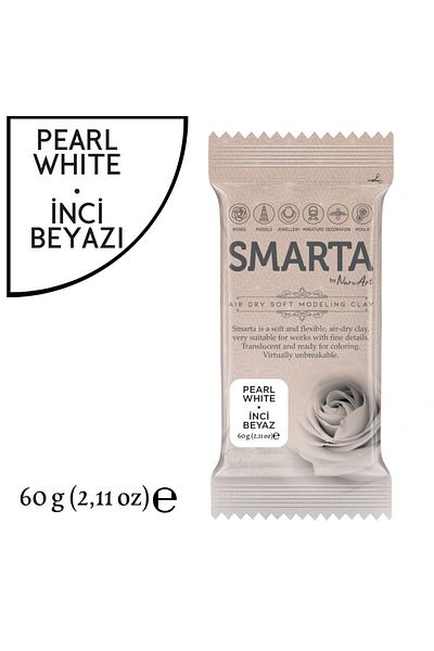 Art Tone Modelling Plasticine 60Gr Pearl White