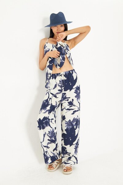 TIFFANY&TOMATO Desenli Modal Pantolon