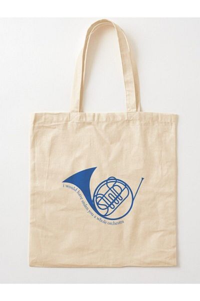 GİFTORA Blue Horn - Himym Raw Cloth Bag