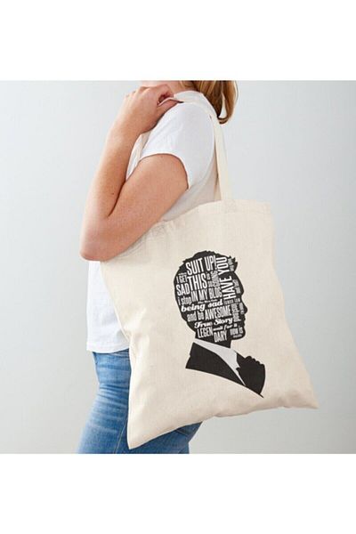 GİFTORA Barney Stinson - Himym Raw Cloth Bag