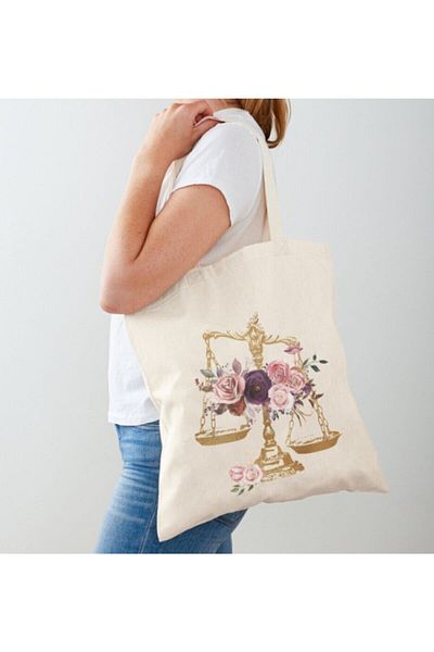 GİFTORA Scales of Justice Law Flower Raw Cloth