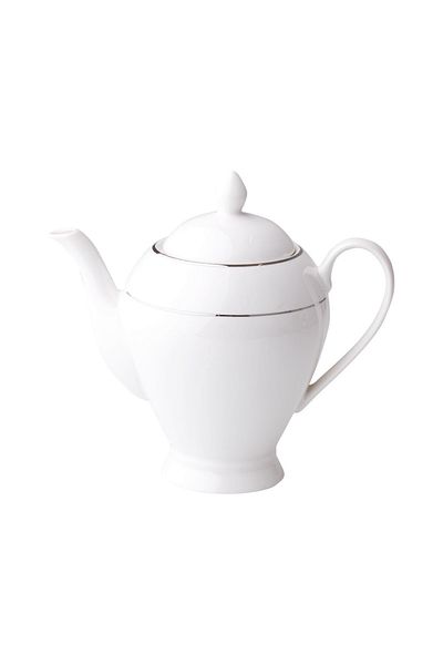 Ambition Porcelain teapot 1.1L, Aura Silver