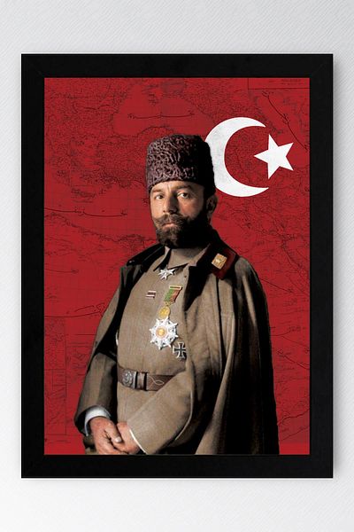 Saturn Cemal Pasha Framed Painting