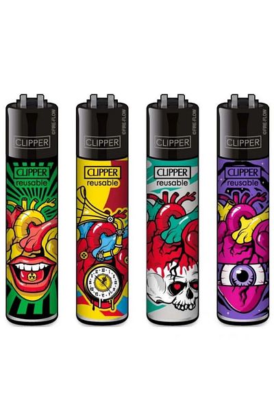 Clipper Set 4 Brichete de colectie TRIPPY HEARTS