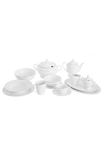 Ambition Porcelain teapot 1.1L, Aura Silver