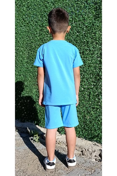 siyalife Boy's Soft Textured Compact Fabric T-Shirt and Shorts Set