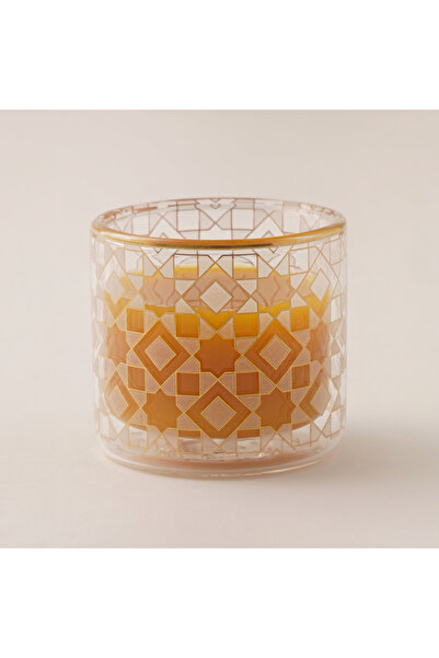 Dallaty Glass Coffee Cups Set 6Pcs, Gold