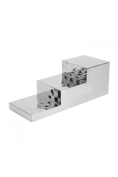 Culinaro 3-tier buffet presentation stand North 51x18xh16cm, stainless steel, silver